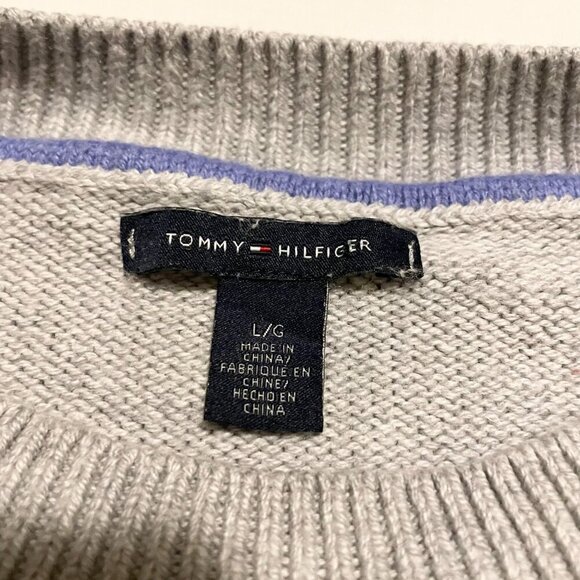 Tommy Hilfiger Knit Sweater Boys Size Large Pullover - Picture 4 of 16